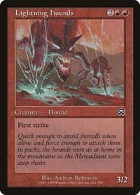 Lightning Hounds - Mercadian Masques - Magic: The Gathering card