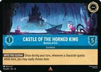 Castle of the Horned King - Bastion of Evil - Whispers in the Well - Disney Lorcana card