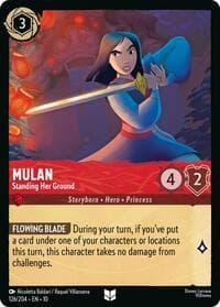 Mulan - Standing Her Ground - Whispers in the Well - Disney Lorcana card