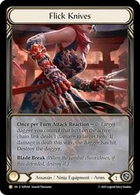 Flick Knives (Extended Art) - Super Slam - Flesh and Blood TCG card