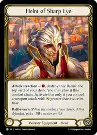 Helm of Sharp Eye (Golden) - FAB303 - Flesh and Blood: Promo Cards - Flesh and Blood TCG card