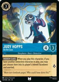 Judy Hopps - On the Case - Whispers in the Well - Disney Lorcana card