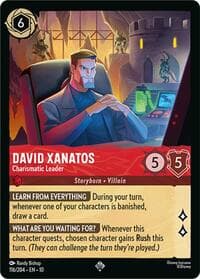 David Xanatos - Charismatic Leader - Whispers in the Well - Disney Lorcana card
