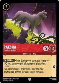 Raksha - Fearless Mother - Whispers in the Well - Disney Lorcana card