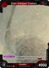 Giant Unknown Creature (EBP02-001+) - Booster Set 2: G: Monsters Raid Again - Godzilla Card Game card