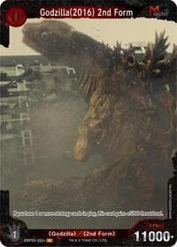 Godzilla(2016) 2nd Form (EBP02-002+) - Booster Set 2: G: Monsters Raid Again - Godzilla Card Game card