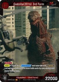 Godzilla (2016) 3rd Form (EBP02-004+) - Booster Set 2: G: Monsters Raid Again - Godzilla Card Game card