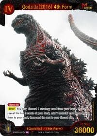 Godzilla(2016) 4th Form (EBP02-007+) - Booster Set 2: G: Monsters Raid Again - Godzilla Card Game card