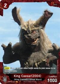 King Caesar (2004) (EBP02-010+) - Booster Set 2: G: Monsters Raid Again - Godzilla Card Game card