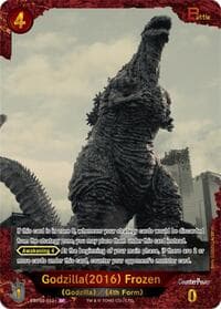 Godzilla (2016) Frozen (EBP02-012+) - Booster Set 2: G: Monsters Raid Again - Godzilla Card Game card