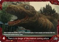 There is no danger of the creature coming ashore. (EBP02-019+) - Booster Set 2: G: Monsters Raid Again - Godzilla Card Game card