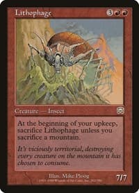 Lithophage - Mercadian Masques - Magic: The Gathering card