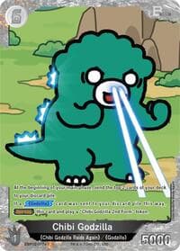Chibi Godzilla (EBP02-077+) - Booster Set 2: G: Monsters Raid Again - Godzilla Card Game card
