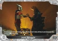 Joint Struggle (EBP02-080+) - Booster Set 2: G: Monsters Raid Again - Godzilla Card Game card