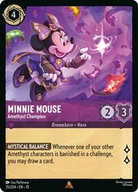 Minnie Mouse - Amethyst Champion - Whispers in the Well - Disney Lorcana card
