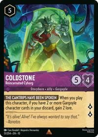 Coldstone - Reincarnated Cyborg - Whispers in the Well - Disney Lorcana card