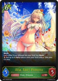 Aria, Fairy Princess - SP01: Seaside Memories - Shadowverse: Evolve card