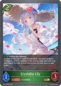 Crystalia Lily - SP01: Seaside Memories - Shadowverse: Evolve card