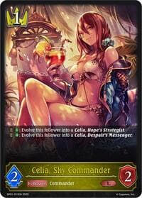 Celia, Sky Commander - SP01: Seaside Memories - Shadowverse: Evolve card