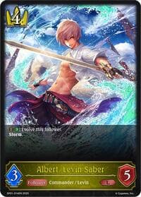 Albert, Levin Saber - SP01: Seaside Memories - Shadowverse: Evolve card