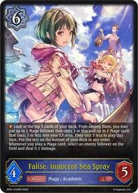 Falise, Innocent Sea Spray - SP01: Seaside Memories - Shadowverse: Evolve card
