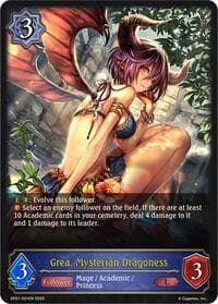 Grea, Mysterian Dragoness - SP01: Seaside Memories - Shadowverse: Evolve card
