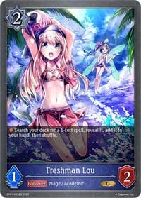 Freshman Lou - SP01: Seaside Memories - Shadowverse: Evolve card