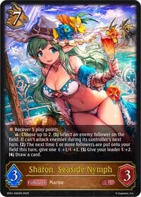 Sharon, Seaside Nymph - SP01: Seaside Memories - Shadowverse: Evolve card