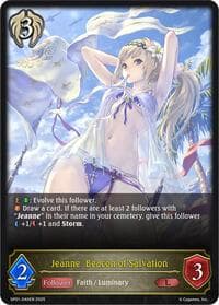 Jeanne, Beacon of Salvation - SP01: Seaside Memories - Shadowverse: Evolve card