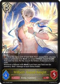 Wilbert, Grand Knight - SP01: Seaside Memories - Shadowverse: Evolve card
