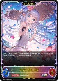 Crystalia Lily (Evolved) (SL) - SP01: Seaside Memories - Shadowverse: Evolve card