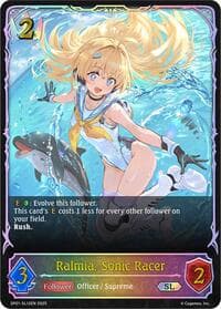 Ralmia, Sonic Racer (SL) - SP01: Seaside Memories - Shadowverse: Evolve card