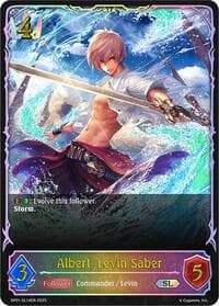 Albert, Levin Saber (SL) - SP01: Seaside Memories - Shadowverse: Evolve card
