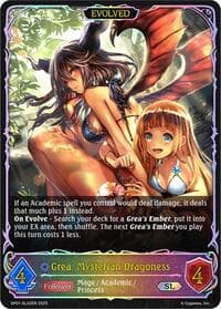 Grea, Mysterian Dragoness (Evolved) (SL) - SP01: Seaside Memories - Shadowverse: Evolve card