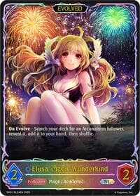 Elusa, Magic Wunderkind (Evolved) (SL) - SP01: Seaside Memories - Shadowverse: Evolve card