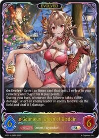 Galmieux, Omen of Disdain (Evolved) (SL) - SP01: Seaside Memories - Shadowverse: Evolve card