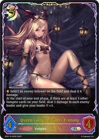 Queen Vampire, Sultry Evening (SL) - SP01: Seaside Memories - Shadowverse: Evolve card