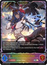 Ginsetsu, Great Fox (Evolved) (SL) - SP01: Seaside Memories - Shadowverse: Evolve card