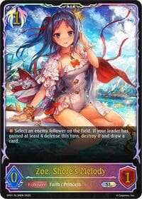 Zoe, Shore's Melody (SL) - SP01: Seaside Memories - Shadowverse: Evolve card
