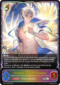 Wilbert, Grand Knight (SL) - SP01: Seaside Memories - Shadowverse: Evolve card