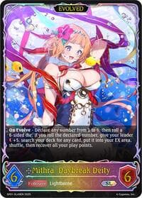 Mithra, Daybreak Deity (Evolved) (SL) - SP01: Seaside Memories - Shadowverse: Evolve card