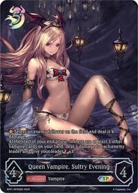 Queen Vampire, Sultry Evening (SP) - SP01: Seaside Memories - Shadowverse: Evolve card