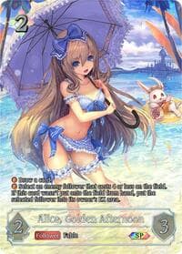 Alice, Golden Afternoon (SP) (SP30EN) - SP01: Seaside Memories - Shadowverse: Evolve card