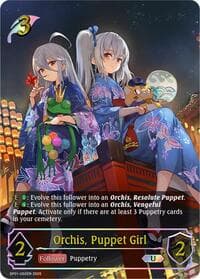 Orchis, Puppet Girl (U) - SP01: Seaside Memories - Shadowverse: Evolve card