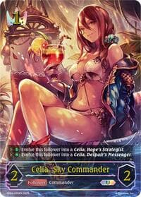 Celia, Sky Commander (U) - SP01: Seaside Memories - Shadowverse: Evolve card