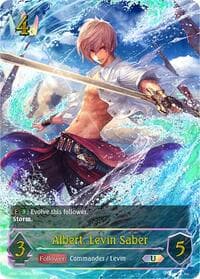 Albert, Levin Saber (U) - SP01: Seaside Memories - Shadowverse: Evolve card
