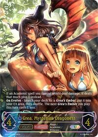 Grea, Mysterian Dragoness (Evolved) (U) - SP01: Seaside Memories - Shadowverse: Evolve card