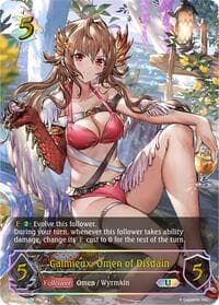 Galmieux, Omen of Disdain (U) - SP01: Seaside Memories - Shadowverse: Evolve card