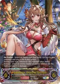 Galmieux, Omen of Disdain (Evolved) (U) - SP01: Seaside Memories - Shadowverse: Evolve card