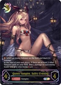 Queen Vampire, Sultry Evening (U) - SP01: Seaside Memories - Shadowverse: Evolve card